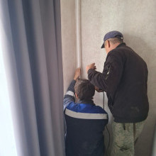 В рамках подготовки к отопительному сезону были проведены работы по замене стояков отопления по ул. Димитрова, д.11