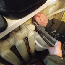 Выполнен ремонт системы отопления по ул. Евпаторийская, д.16