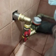 Выполнены работы по установке вводного крана по ул. Кирова, д. 77