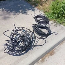 Выполнили демонтаж кабелей с кровли по ул.пр-зд. Промышленный, д.8