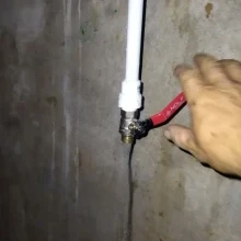 Выполнена установка крана полива по ул.Ленина, д.31