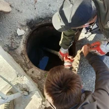 Выполнили прочистку канализационной системы по ул. Кирова, д.71
