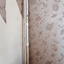 Выполнена замена участка стояка отопления по ул. Димитрова, д.14